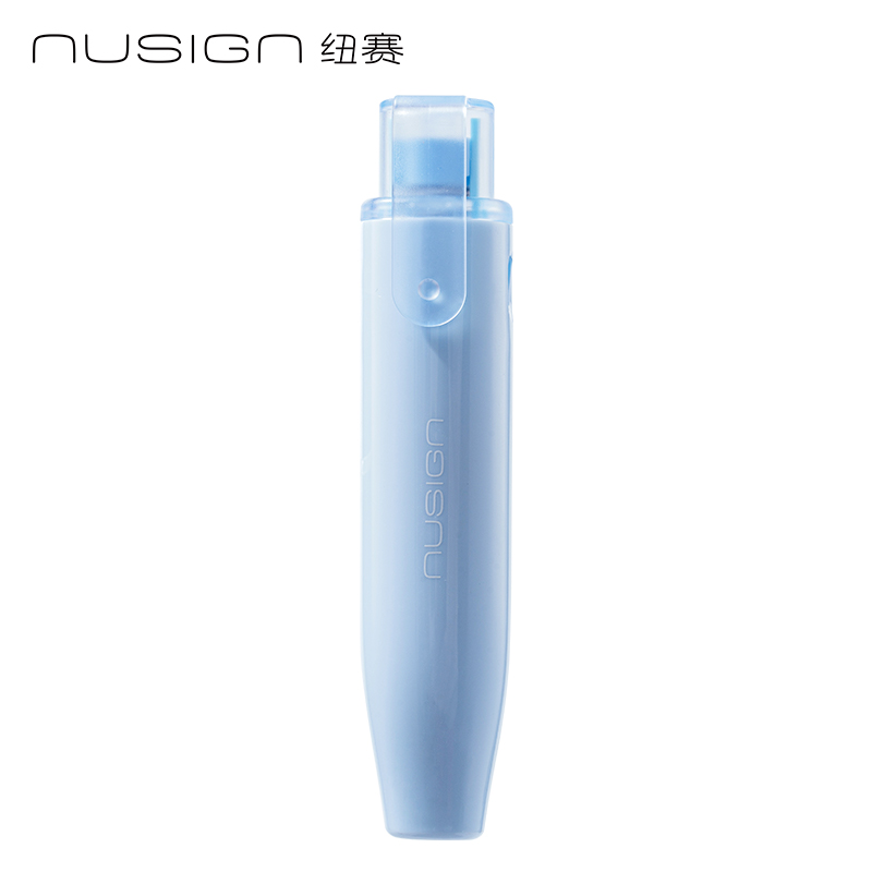 得力Deli 纽赛 NS173 5mm*6m/个 微风蓝 卡装 按制式 笔型修正带