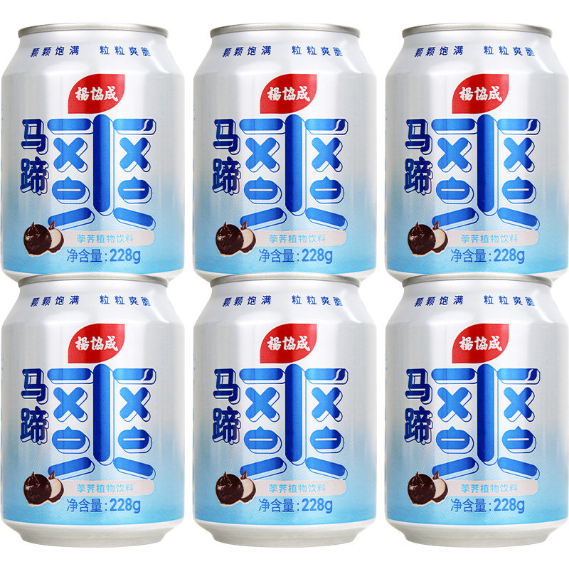 杨协成 228g*12听/箱 马蹄爽 荸荠饮料