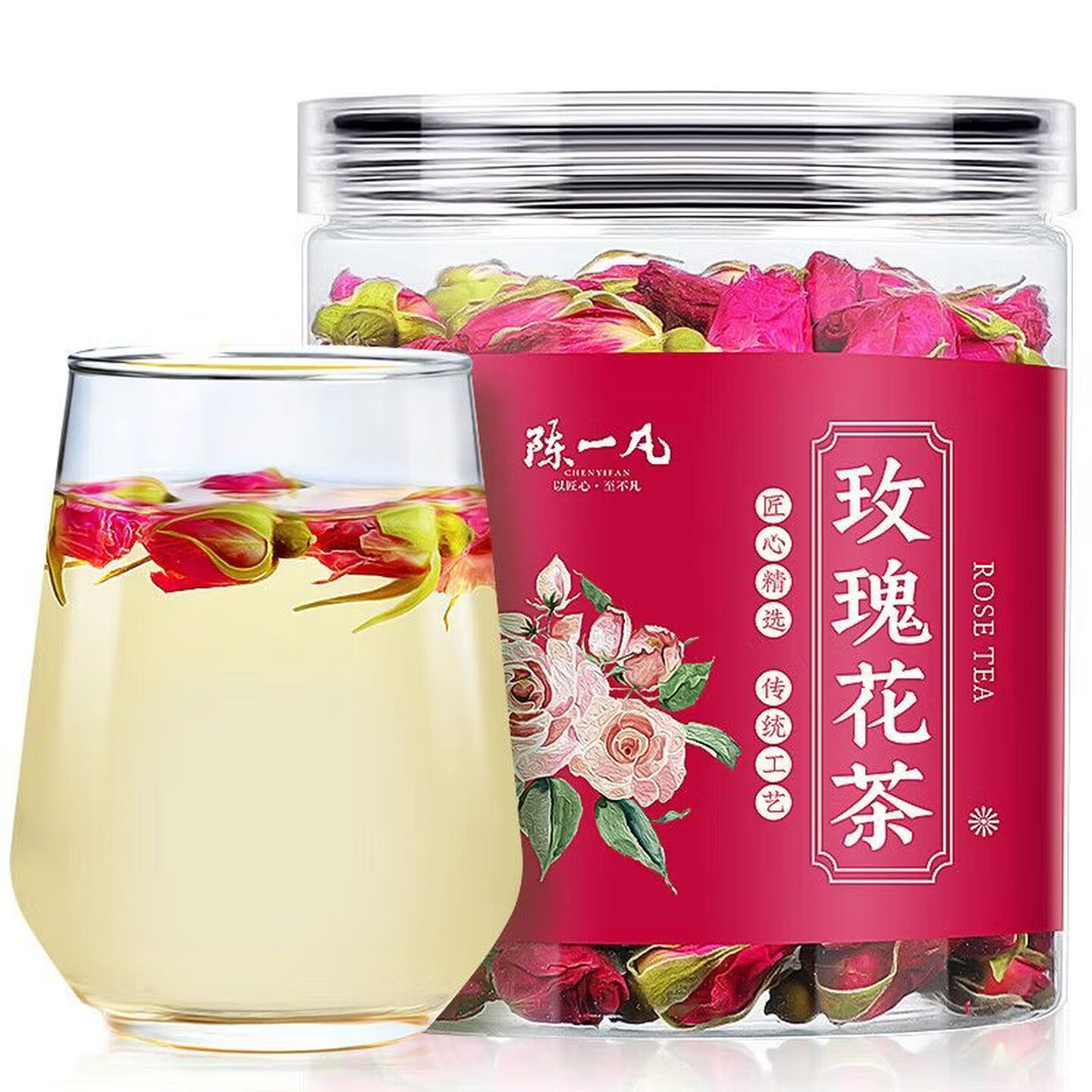 陈一凡 80g/罐 玫瑰花茶