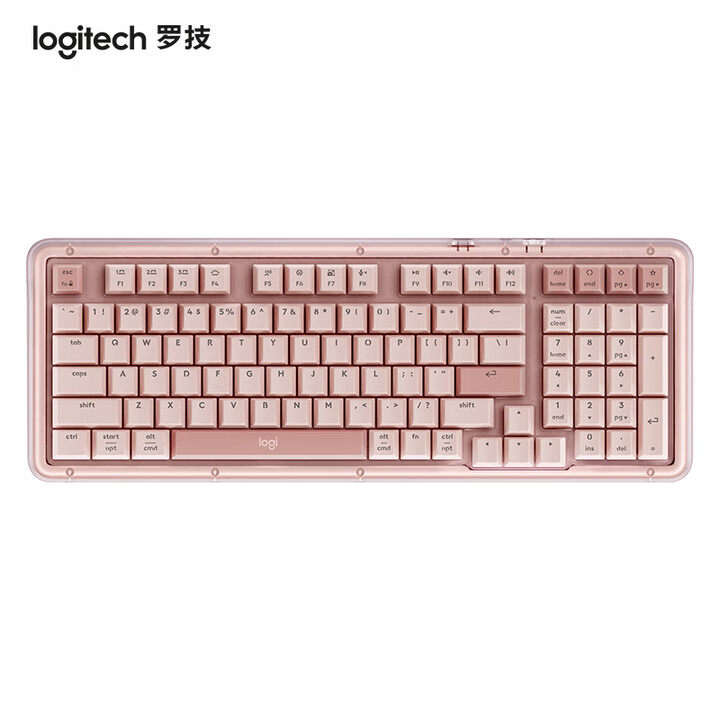 罗技Logitech 琥珀系列 K75M 白色 无线机械键盘