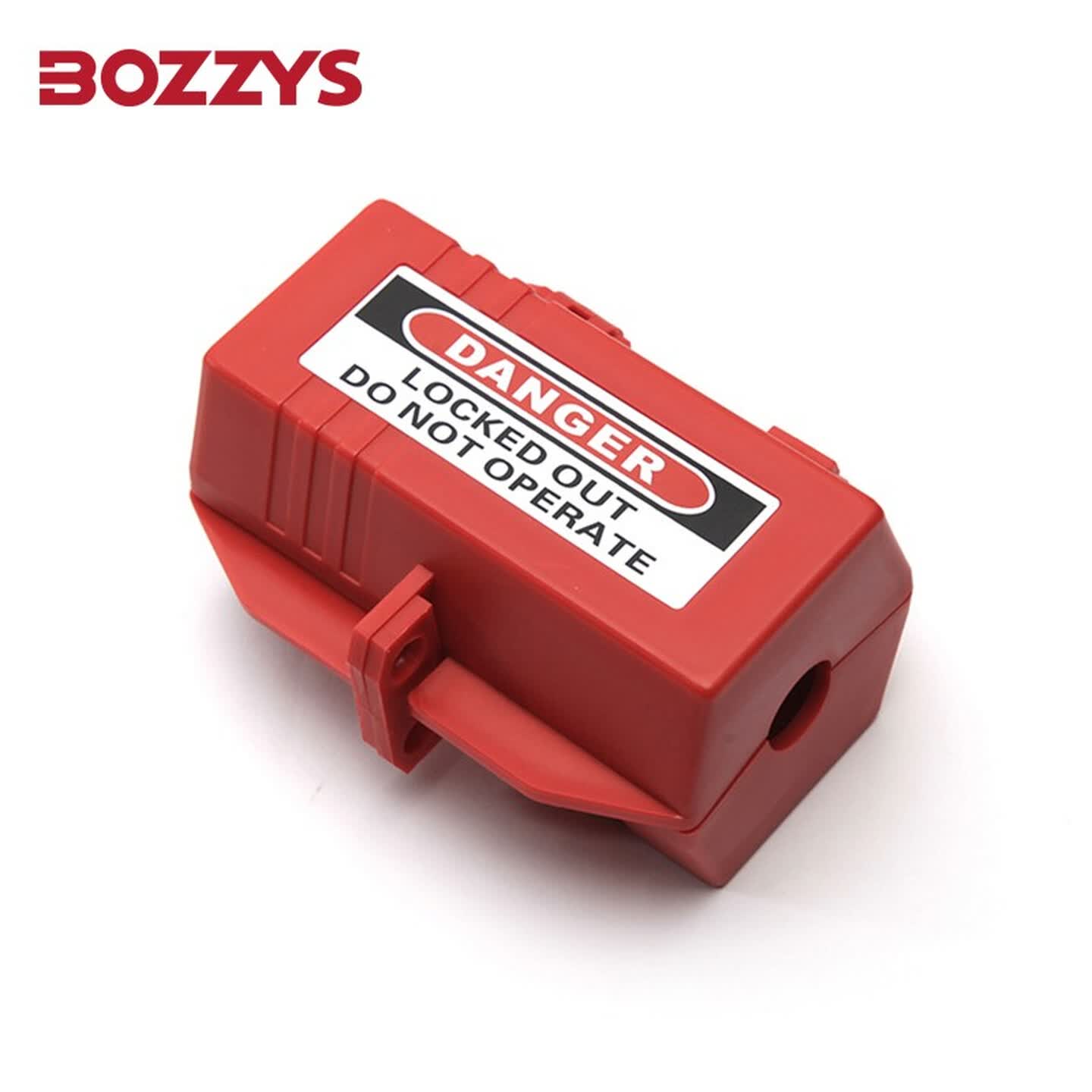 BOZZYS BD-D42 92*65*118mm 中号 红色 不含挂锁 三插头安全锁盒