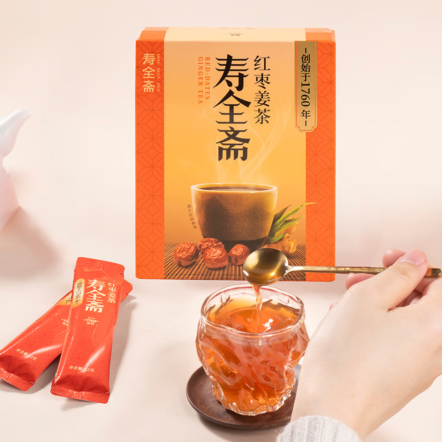 寿全斋 12g*10包/盒 红枣姜茶