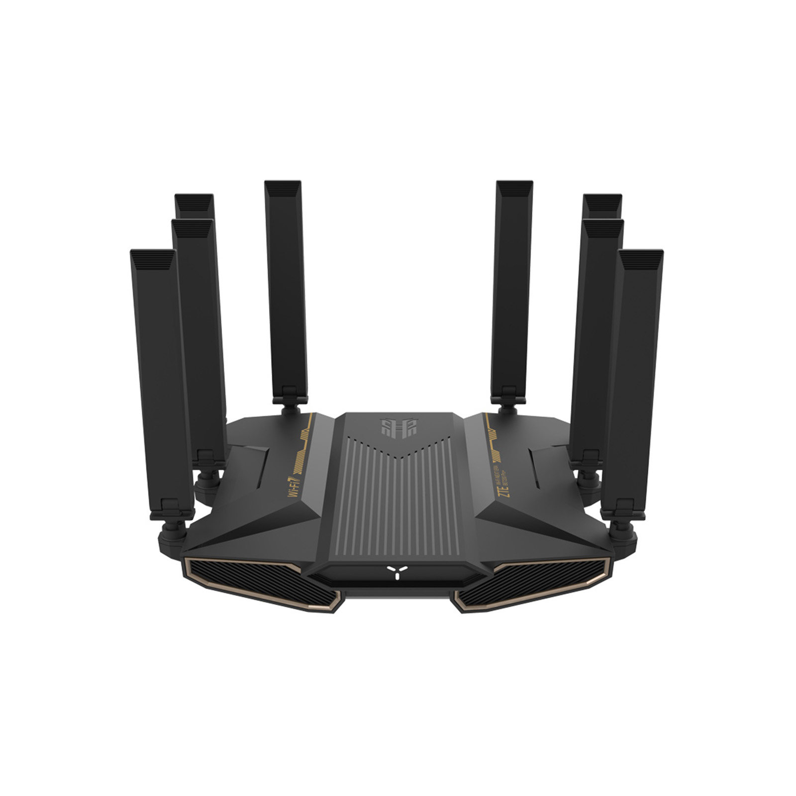 中兴ZTE ZXSLC SR7410 BE7200Pro+ WiFi7 黑色 双频无线路由器