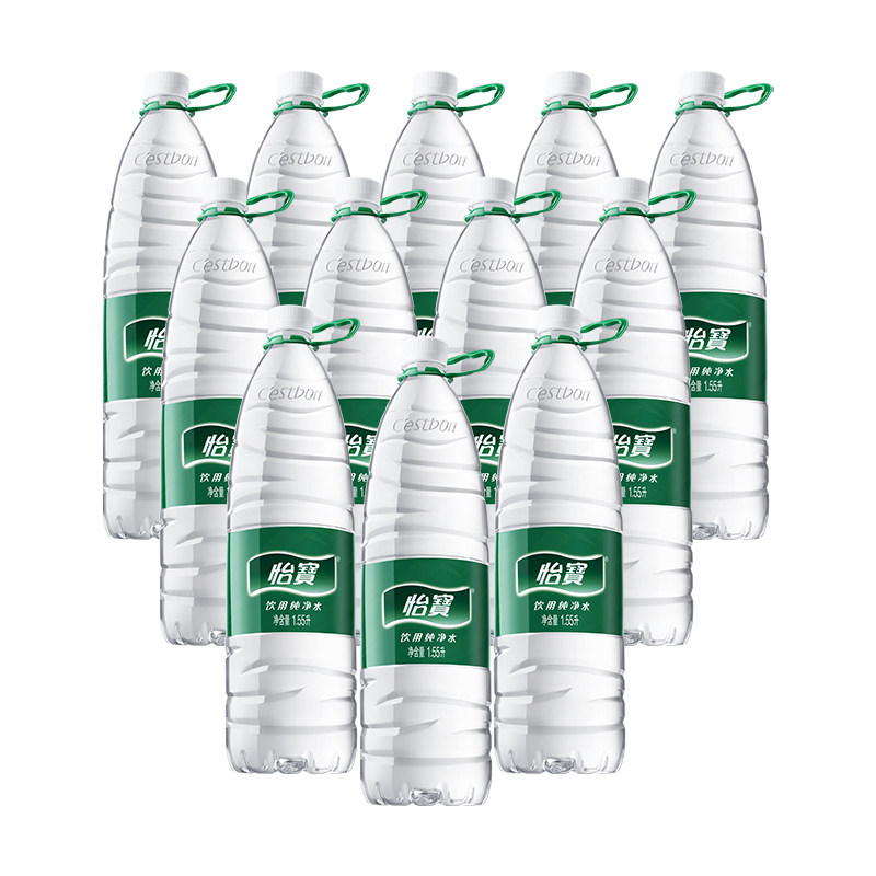 怡宝Cestbon 1.55L*12瓶/箱 饮用纯净水（整箱）