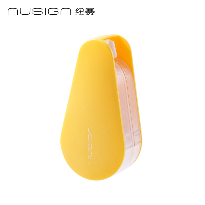得力Deli 纽赛 NS227 5mm*12m/个 银杏黄 旋转水滴修正带