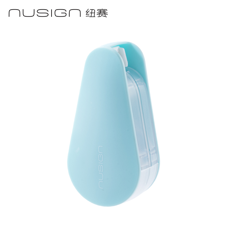 得力Deli 纽赛 NS227 5mm*12m/个 淡青蓝 旋转水滴修正带