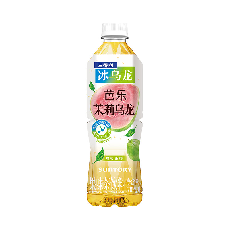 三得利Suntory 500ml*15瓶/箱 冰乌龙 芭乐茉莉乌龙（整箱）
