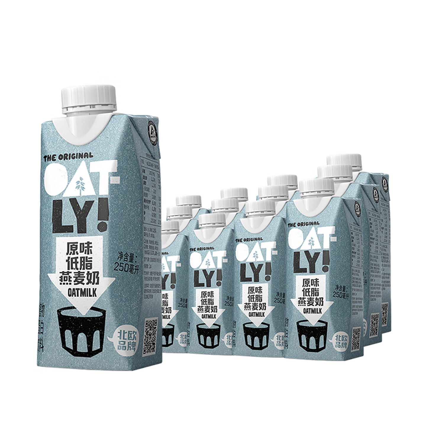 OATLY噢麦力 250ml*18盒/箱 原味低脂 燕麦奶（植物蛋白饮料）