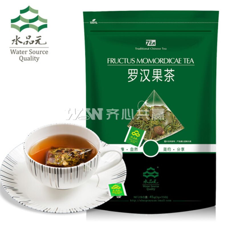 水品元 3g*15袋/包 罗汉果茶/三角包袋泡茶