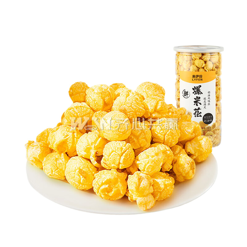 来伊份 180g/罐 奶油味 爆米花
