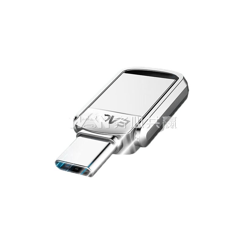 忆捷Eaget CU20 64GB Type-C/USB3.2双接口 银色 全金属迷你手机优盘/闪存盘
