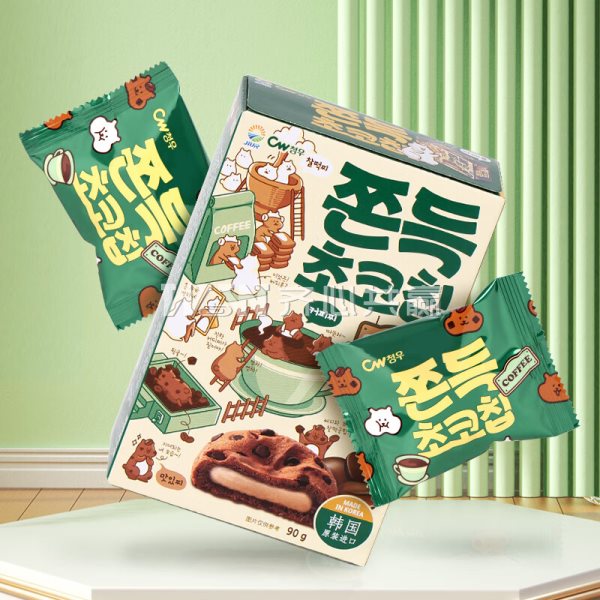 青佑牌CW 90g/盒 独立包装 咖啡味 打糕